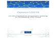 Opinion1/2019...2015/03/19  · measures to strengthen administrative cooperation in order to combat VAT fraud (hereinafter, “the proposed Council Regulation”)5, hereinafter, collectively