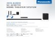 2013 AUdio SC-HTB770 Home THeATer SySTemg-ec2.images-amazon.com/images/G/01/electronics/Cat500/Panaso… · Home THeATer SySTem Additional Color Option: Silver multi-pOSitiOnAl SpeAker