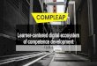 Learner-centered digital ecosystem of competence development · Learner-centered digital ecosystem of competence development ... project funded by DG Connect as part of creating the