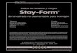 Stay-Form - Technical Notes - BuildSiteEncaje una plancha dentro de la otra; fíjelas con alambre de amarre, grapas o tornillos para planchas de metal cada 60,96 cm como máximo en