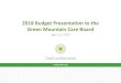 2018 Budget Presentation to the Green Mountain Care Board · 2018 Budget Presentation to the Green Mountain Care Board July 13, 2017. OneCareVT.org 2 Table of Contents 1. OneCare