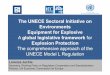 The UNECE Sectoral Initiative on Environments Equipment ... · The UNECE Sectoral Initiative on Environments Equipment for Explosive A global legislative frameworkfor Explosion Protection
