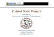 Oxford Solar Project - Energy.gov · 11/13/2017  · Oxford Solar Project . Presented by . Brent Brown, Construction Project Manager. Southern Ute Indian Tribe. Ignacio, Colorado