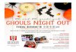 7th and 8th grade girls Ghouls night out€¦ · Ghouls night out 7th and 8th grade girls Join us for a night of spooktacular fun hosted by McAuley’s clubs, organizations and intramurals!