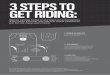 3 STEPS TO GET RIDING Stealth-Boosted Plus Quic… · • Lean forward when accelerating. • Lean backwards when braking. For more detailed information refer to the manual or visit