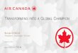 TRANSFORMING INTO A GLOBAL CHAMPION - Air Canada...(Q3 2010 - Q3 2015) Canada Leisure Europe passenger demand growth has averaged +6.3% since 2010 Relatively lower growing demand for