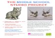 STUDIO PROJECT - wildlifeart.org€¦ · The Middle School Studio Project is a six-week program designed for middle schoolers to cast tiny animals in silver. Students will study the