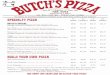 ButchsPizzaWI.com Dine In • • • Delivery • • • Carry Out · 2016. 4. 9. · Dine In • • • Delivery • • • Carry Out 788-3592 Open Every Day! Sun -Thurs •