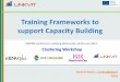 Training Frameworks to support Capacity Buildinginspire.ec.europa.eu/events/conferences/inspire... · WebLectures Videolectures Exercises Questionnaires INSPIRE Conference, Aalborg
