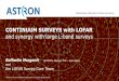 CONTINUUM SURVEYS with LOFARFrequency ranges LBA 30 - 80 MHz HBA 115 - 240 MHz Two types of dipole antenna Sparse dipoles Tiles (4x4 dipoles) 18+ NL Core Stations 96 dipoles 2x24 dipoles