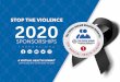 STOP THE VIOLENCE 2020 · SPONSORSHIPS 2020. THEFDHA.ORG. T h e F u l t o n - D e K a l b H o s p i t a l A u t h o r i t y 9 T H A N N U A L H E L T H S U M M I T. STOP THE VIOLENCE