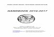 HANDBOOK 2016-2017 · March 4-5 Festival: ... Greenwich Village’s (le) Poisson Rouge, Brooklyn’s BargeMusic, and at the United Nations. He ... Lima, and Geneva, on National Public