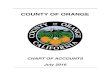 COUNTY OF ORANGE - Orange County Auditor-Controller · county of orange - chart of accounts department codes 07/16 dept codes department name 001 general fund level transactions 002