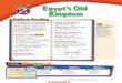 Egypt’s O Kingdom - 6th Grade Social Studies · WH6.2.3 Understand the relationship between religion and the social and political order in Mesopotamia and Egypt. WH6.2.5 Discuss