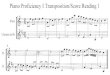 Piano Proficiency I Transposition/Score Reading 1 Flute Clarinet …faculty.evansville.edu/gu2/prof1scorereading1.pdf · 2011. 3. 29. · Piano Proficiency I Transposition/Score Reading