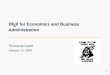 LaTeX for Economics and Business Administrationthomasdegraaff.nl/LaTeX-Workshop/slides/01-intro.pdfWhy this workshop? • In thesocial sciencesfew attention to what tools to use (and