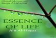 ESSENCE OF LIFE - Ain Al-Hayat - Islamic Mobilityislamicmobility.com/pdf/ESSENCE OF LIFE Ain Al Hayat.pdf · Hazrat Hamza took him to another house where Hazrat Jafar was there. He