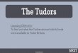 Tudors History Slide3494569]Tudor_Food... · 2020. 6. 15. · BACK NEXT Meat also formed a large part of the Tudor diet, but more for rich Tudors than poor Tudors. Rich Tudors ate