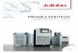 PRODUCT PORTFOLIO · 2018. 3. 22. · Product brochure online at Model Order No. Working temperature range Cooling capacity (kW) at bath temperature in °C Pump capacity Bath opening