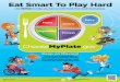 Eat Smart To Play Hard...Eat Smart To Play Hard. Use . MyPlate. to help you fuel up with foods from each food group. Keep on Moving! You need at least . 60 minutes. of physical activity