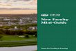 New Faculty Mini-Guide - Ohio University€¦ · a smooth transition. Check our website for upcoming workshops and other events for faculty: ... listed in the guide. New Faculty Mini-Guide