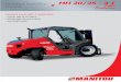 MH 20/25 - 4 T · MH 20/MH 25 - 4 TBuggie, With the experience of its exclusive innovative design for the MSI, its extremely stable and versatile semi-industrial truck, MANITOU is