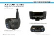 X1 0DR X10DR Elite - RFI Wireless · 2018. 11. 15. · Elite models only Interface Connector In Car monitor/PA volume control Elite models only Function button - Manual Off/On - Master