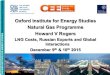 Oxford Institute for Energy Studies Natural Gas Programme ......OXFORD INSTITUTE FOR ENERGY STUDIES Natural Gas Research Programme Europe Russia but tied into long –keen to reduce