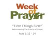 ¢â‚¬“First Things First¢â‚¬â€Œ - Razor Planet ¢â‚¬“First Things First¢â‚¬â€Œ ... Top Three Things You Are Praying