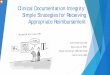 Clinical Documentation Integrity: Simple strategies for receiving … · 2020. 9. 14. · Clinical Documentation Integrity: Simple Strategies for Receiving Appropriate Reimbursement