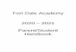Fort Dale Academy 2020 2021 Parent/Student Handbook€¦ · reference. Your Board of Directors and the faculty are looking forward to an excellent 2020-2021 ... Brandon Slagley David