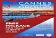 CANNES - Palais des festivals · GROUPSrolls out the red carpet for your FREE PACKAGE FOR YOUR CLIENTS 2019-2020 CONDITIONS From 1 October 2019 to 30 April 2020 & from 1 October 2020