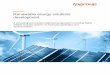 Renewable energy solutions development€¦ · Supplied in a frame mounted or container package for onshore/offshore deployment ... industrial and the energy markets. The image is