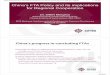 China’s FTA Policy and its implications for Regional Cooperation · 2016. 2. 5. · China-Peru FTA, China-Costa Rica FTA, ... China‐Colombia FTA Study from 2012 China‐Moldova