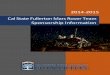 Cal State Fullerton ION Rover Team Sponsorship Information...reimbursement. With your contributions, the Mars rover team will be able to manufacture our project and out-perform other