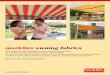 markilux awning fabrics · the awning fabric as if you were looking through it, the way you experience it while enjoying the luminous shade of your awning. markliux awning covers