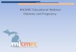 MiCMRC Educational Webinar Diabetes and Pregnancy · ∗Standards of Medical Care in Diabetes 2017 ∗CDAPP Sweet Success Guidelines for Care 2015 References ∗Kim Lombard ∗DSMT