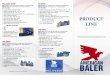PRODUCT LINE - American Baler Company · • OCC ONP MOW • Tin and aluminum cans Vented PET & HDPE containers • Shredded documents & paper Printer’s waste Our 70 years of experience