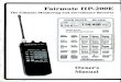 RadioPics Database - Mainradiopics.com/1. Manuals/Fairmate/Fairmate HP-200E (Manual).pdf · INTRODUCTION TO THE FAIRMATE HP-200E 1000 CHANN EL SCANNING COMMUNICATIONS RECEIVER The