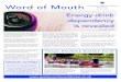 Word of Mouth - s3.eu-west-2.amazonaws.com€¦ · Mouth cancer can first appear as a mouth ulcer. These ulcers are usually appear on their own and last a long time without any obvious