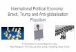 International Political Economy: Brexit, Trump and Anti ... · “The only global international organization dealing with the rules of trade between nations.” Mayu Omura 1M170362-1