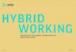 HYBRID WORKING · Create engaging and productive virtual workspaces, using noise-cancelling and intelligent acoustic solutions in dynamic headsets and video soundbars. OPTIMIZE INVESTMENT