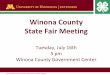 Winona County State Fair Meeting - Extension · Follow all expectations of your parents/family and chaperones. You all know what is right and what is wrong. State Fair Trips are a