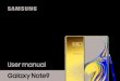 Samsung Galaxy Note9 N960U User Manual - CREDO Mobileii Samsung Health 122 Samsung Notes 124 Samsung Pay 126 Samsung+ 128 SmartThings 130 Secure Folder 131 Google apps 133 Chrome 133