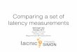 Comparing a set of latency measurements - RIPE 75 · latency measurements RIPE MAT WG October 2017 Agustín Formoso LACNIC Labs @aguformoso @ProyectoSimon. ... LACNIC AS count % active