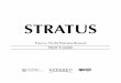 StratuS 1S/2S P r - Sporty's · 1. Charge Stratus portable receiver’s battery to 100% using the wall charger. 2. Place mount in aircraft. 3. Place unpowered receiver in mount. 4
