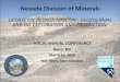 Nevada Division of Mineralsminerals.nv.gov/uploadedFiles/mineralsnvgov/content/home/features… · This presentation on the status of the mineral exploration in Nevada I will:.\爀屲First