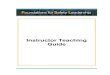 Instructor Teaching Guide - RIT...help create and sustain safe and productive jobsites. The FSL module was developed by a curriculum development team that included experienced OSHA
