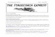 The Stagecoach Express April June 2017€¦ · 30/09/2017  · Wrapping Paper, Used Pizza Boxes, Coat Hangers, Paint and Solvent Containers, Light Bulbs, Mirrors, Windows, Dishes