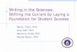Writing in the Sciences: Shifting the Current by Laying a ...wac.colostate.edu/proceedings/iwac2014//presentations/1D-marshet… · Writing Fellows Program Nancy Tuten, PhD Stackhouse